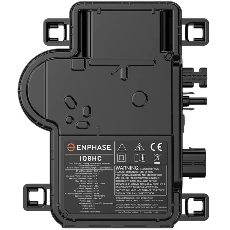 Fan Favorite Enphase IQ8HC Microinverter (MC4, Split-Phase) – IQ8HC-72-M-US-NFC