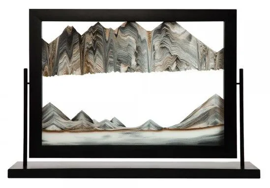 No Minimum Order Black Beauty Sand Art by Klaus Bosch - 32 x 22 Inches