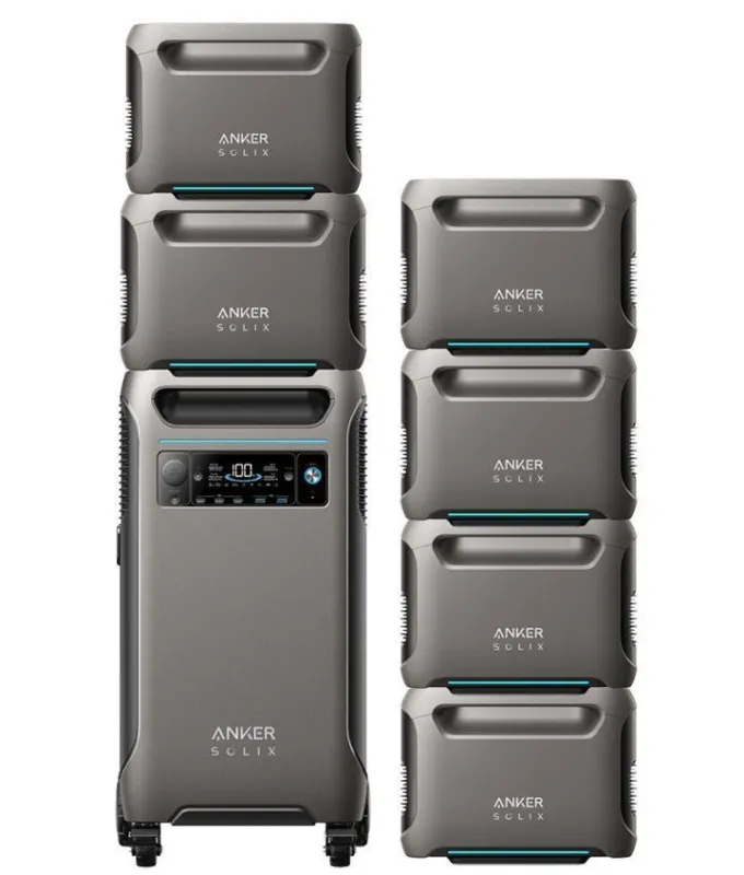 Anker SOLIX F3800 Portable Power Station with 6x Expansion Batteries - 26.88 KWh Budget