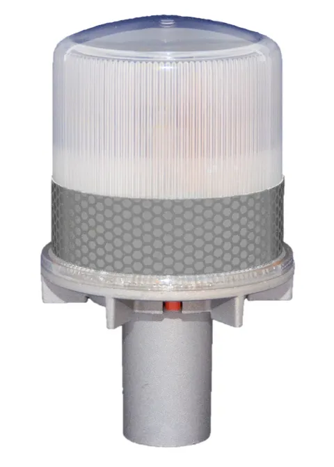 Solar Warning Light for Channels, Construction Sites and Work Zones - Flashing Operation Seasonal Sale