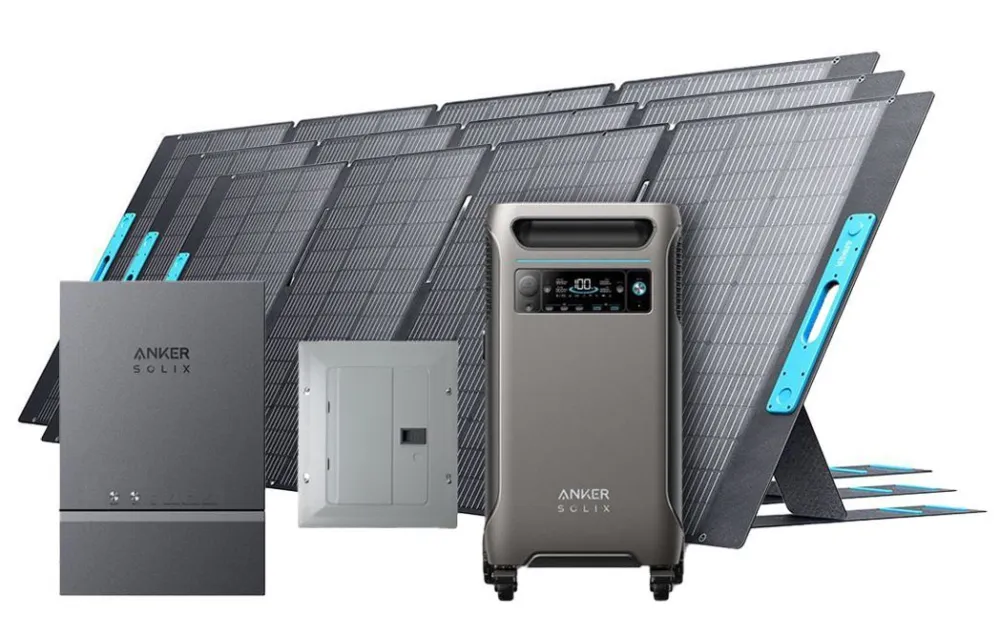 Anker SOLIX F3800 Automatic Home Power Panel Kit - With 3x 400W Foldable Solar Panels Time-Limited