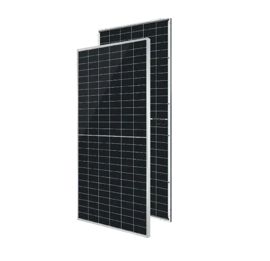 Hyundai HiS-T640NJ 640W Clear on White 156 Half-Cell Bifacial N-Type Solar Panel While Supplies Last