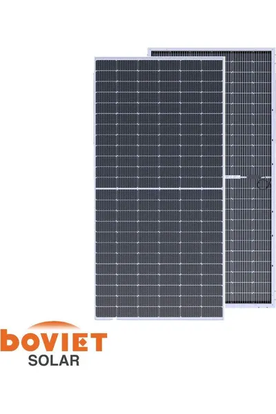 Boviet 450W Bifacial Solar Panel (Silver) | Up to 540W with Bifacial Gain | BVM6612M-450S-H-HC-BF-DG Instant Buy