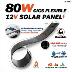 Flash Sale Rich Solar Mega 80 Watt CIGS Flexible Solar Panel