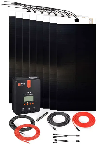Rich Solar 1280 Watt Flexible Solar Kit Fresh Stock