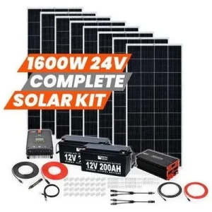 Clearance Rich Solar 1600 Watt Complete Solar Kit