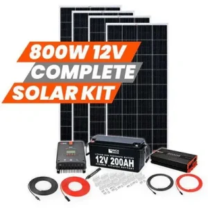 Exclusive Offer Rich Solar 800 Watt Complete Solar Kit