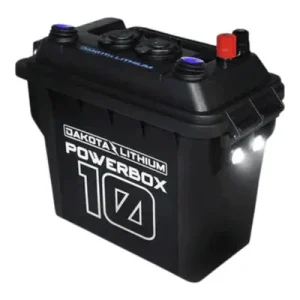 Dakota Lithium PowerBox 10 | 12V 10Ah Battery and Charger Included Professional Grade