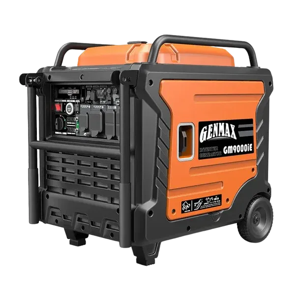 GENMAX GM9000iE 50 Amp 7600W/9000W Remote Start Gas Inverter Generator with CO Detect New Order Now