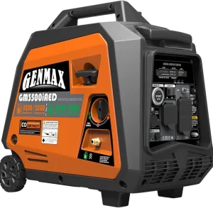 GENMAX GM3500iAED 30 Amp 3200W/3500W Remote Start Dual Fuel Inverter Generator with CO Detect New In Demand