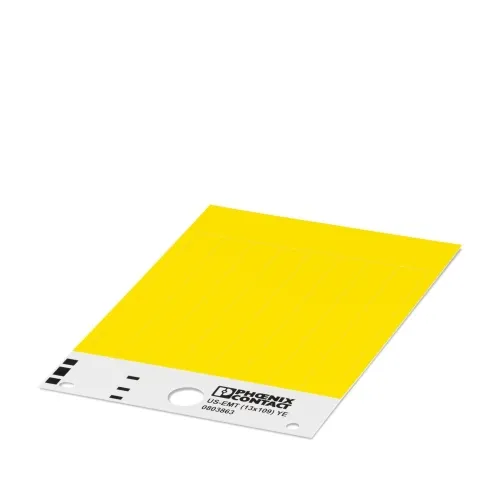 Authentic Phoenix Contact 0803863 Insert label US-EMT (13X109) YE