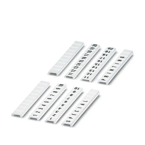 Reduced Price Phoenix Contact 0808613 Zack Marker strip, flat ZBF 4/WH-100:UNBEDRUCKT
