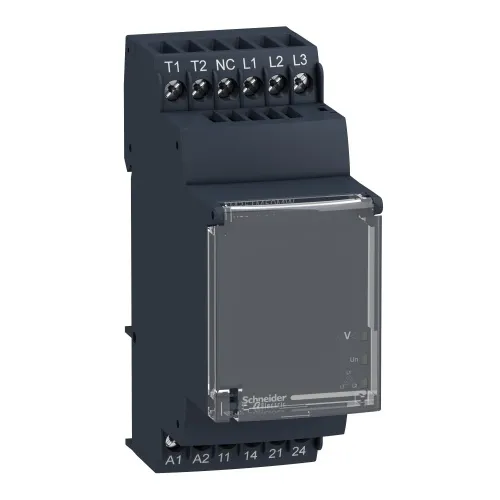 Schneider Electric RM35TM50MW motor voltage and temperature control relay - RM35-T - 24..240 V AC/DC - 2 NO Time-Limited