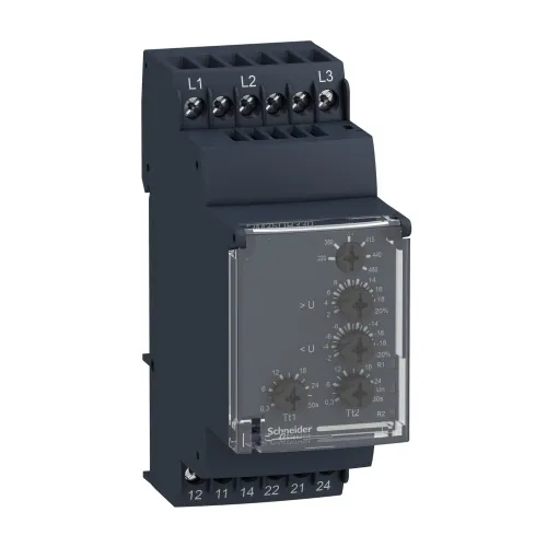 Schneider Electric RM35UB330 Modular 3-phase voltage control relay, 5 A, 2 CO, 220…480 V AC In Demand