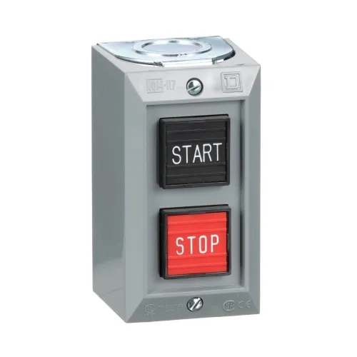 Schneider Electric 9001BG201 Push Button Complete Control Station, 2 momentary push buttons, START STOP, 600 VAC, 5 A, NEMA 1, 2 push-buttons START-STOP Markdown