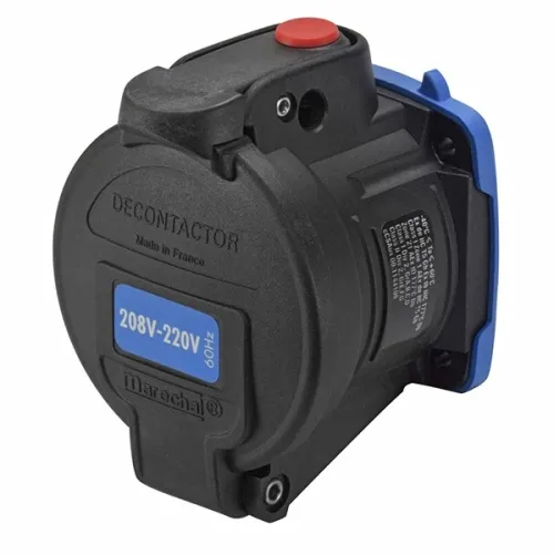 Meltric 22-34147-843 Hazardous Location DXN30 Receptacle 600 VAC 30A Black Poly Free Shipping