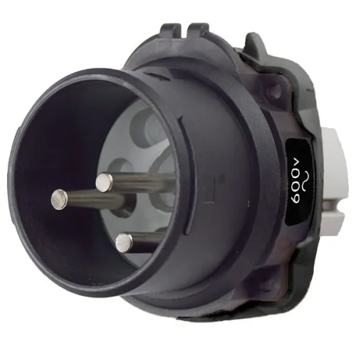 Meltric 22-68142 Hazardous Location DXN60 Inlet 600 VAC 60A Black Poly Shop Now