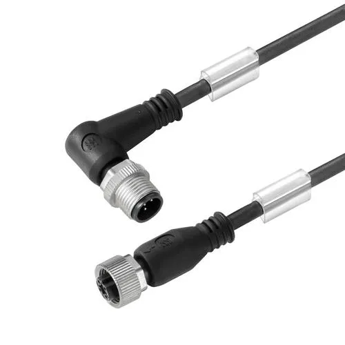 Certified Weidmuller 9456500500 Sensor-Actuator Cable - Black, 5 m
