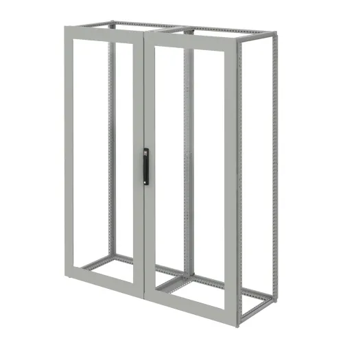nVent Hoffman P2DWO1818 ProLine G2 Window Overlapping Double Doors, fits 1800x1800mm, Aluminum, Polycarbonate Holiday Sale