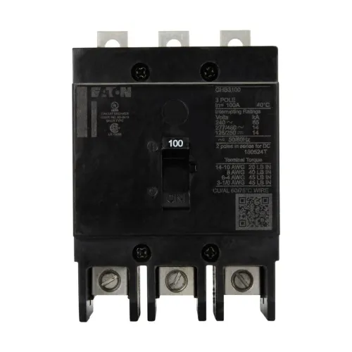 Deal Eaton GHB3050S1 Complete Molded Case Circuit Breaker - 277 Max Volt 50 Amp