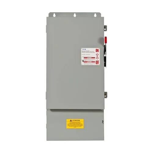 Eaton DH264NRKLCR Quick Connect Heavy Duty Switch - Fusible With Solid Neutral, ST, 200 Amp Buy Online