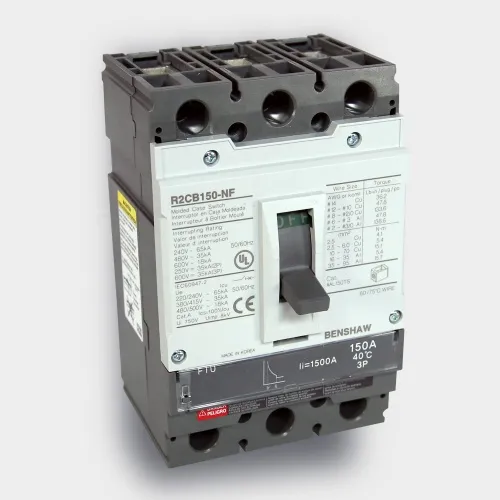 Benshaw R2CB-40A-150F-3P-LF-FTU Thermal Magnetic Breaker - 40 Amp, 3P, 600 VAC New Release
