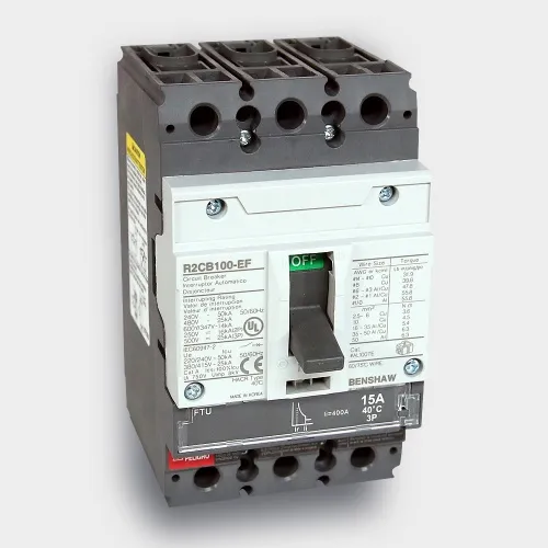 Benshaw R2CB-30A-100F-3P-EF-FTU Thermal Magnetic Breaker - 30 Amp, 3P, 600 VAC New Release