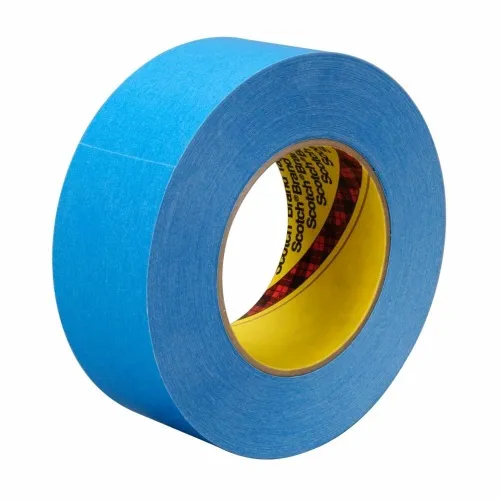 Buy Direct 3M 7100028025 - 3M Repulpable Strong Single Coated Tape R3187, Blue, 96 mm x 55 m, 7.5,mil