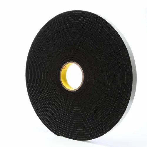 Today Only 3M 7000047499 - 3M Vinyl Foam Tape 4504, Black, 1 in x 18 yd, 250 mil