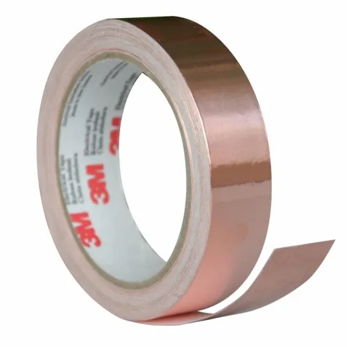 3M 7000132169 - 3M EMI Copper Foil Shielding Tape 1181, 1 in x 18 yd (25,40 mm x 16,5,m) Popular
