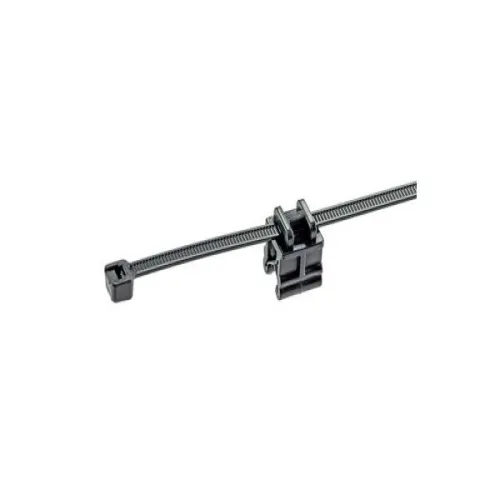 Panduit CMEB24-2S-D300 Edge Clip with Cable Tie - Black Time-Limited