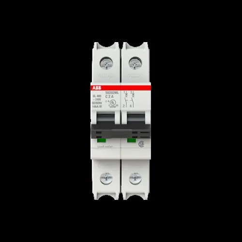 ABB SU202ML-C2 Mini CB - 2 Amp, Two Pole Hassle-Free Returns