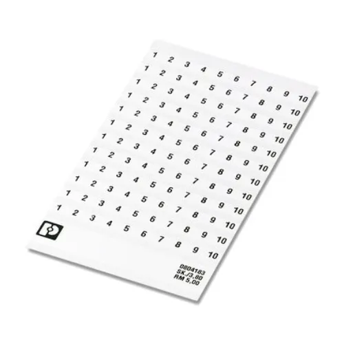 Phoenix Contact 0804183:0071 Marker for terminal blocks SK 5/3,8:FORTL.ZAHLEN 71-80 Discount