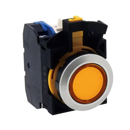 IDEC CW4L-M1E11Q2A Illuminated Pushbutton 22mm 1no1nc A, Amber Reduced Price