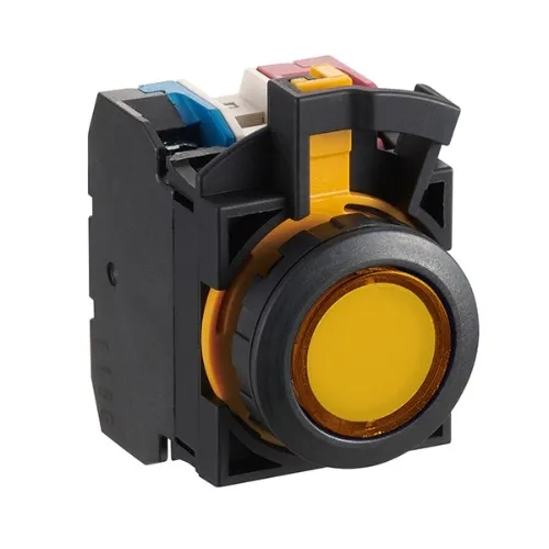 IDEC CW1L-M1E11QHY Illuminated Pushbutton 22mm 1no1nc Y, Yellow Affordable