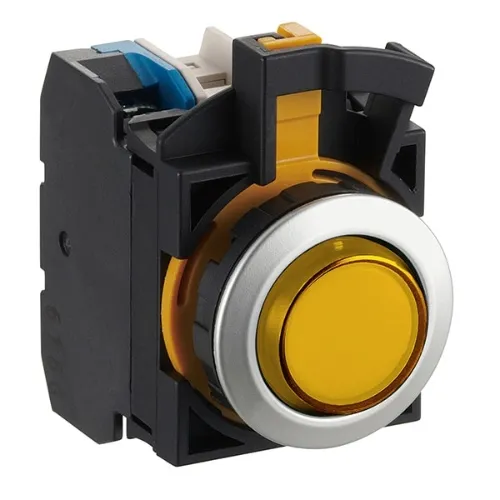 Fast Shipping IDEC CW4L-M2E11Q3Y Illuminated Pushbutton 22mm 1no1nc Y, Yellow