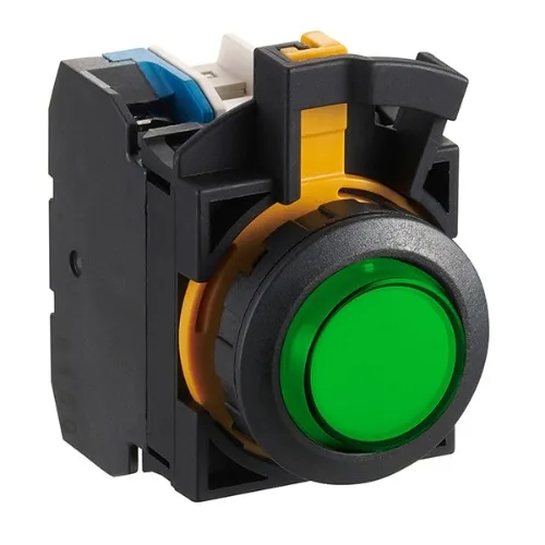 IDEC CW1L-M2E02Q2G Illuminated Pushbutton 22mm 2nc G, Green Top Pick