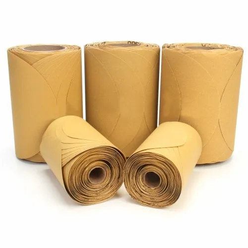 3M 7000118109 - 3M Stikit™ Gold Paper Disc Roll 216U, P500 A-weight, 5 in x NH, Die 500X Shop Now