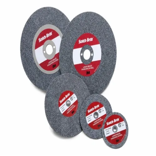 Genuine 3M 7100115937 - 3M Scotch-Brite™ Laser Braze Finishing Wheel, 4 in x 3.2mm x 3/8 in