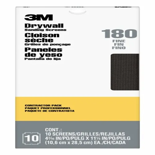 Best Seller 3M 7100293046 - Drywall Sanding Screens 99438, 4 3/16 in x 11 1/4 in, 120 grit, 10 screens/pk, 10 pks/cs