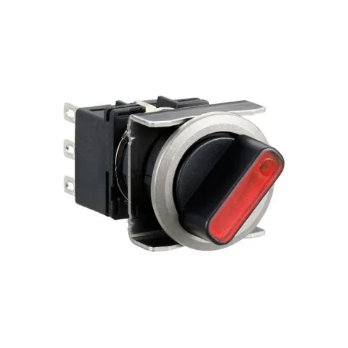 IDEC LB6MF-2T54R Lb Illuminated Selector SwitchSpdt 24v, Black Certified