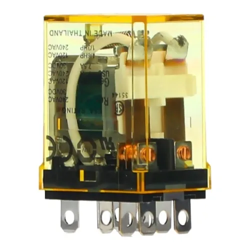 IDEC RH2B-ULD-DC12V RH Power Relay DPDT, 12 VDC, 10 Amp Limited Time