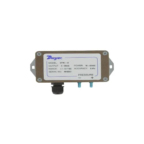 Dwyer 677B-05 Differential Pressure Transmitter Fast Shipping