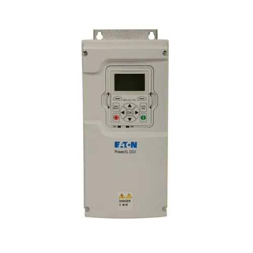 Eaton DG1-326D6FB-C21C - DG1 Series VFD, 230 Volt Three Phase, 1.5 HP, 6.6 Amp, IP21 Limited Time