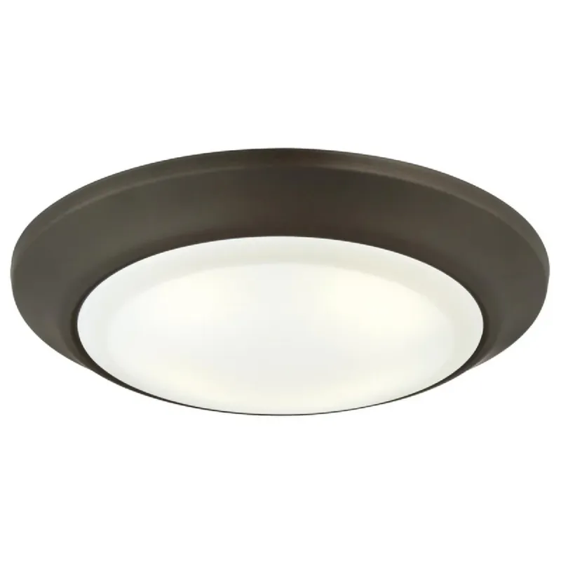 One Day Deal Westinghouse 63228 Dimmable Surface Mount Wet Location, Oil Rubbed Bronze Finish with Frosted Lens