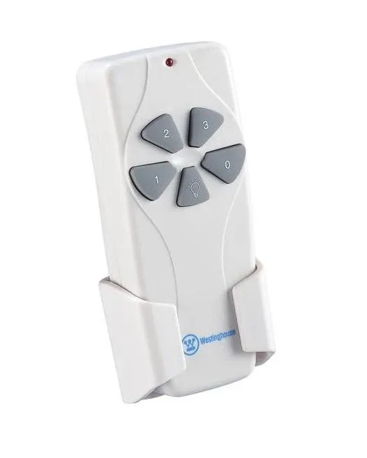 Westinghouse 77870 Ceiling Fan and Light Remote Control, White Secure Checkout